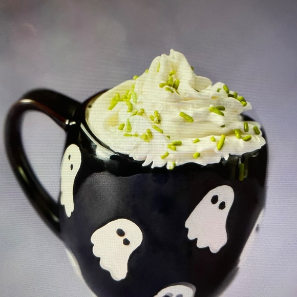 ❤️ ANTHROPOLOGIE VIDA GHOST ICON STONEWARE MUG NEW - Picture 2 of 2